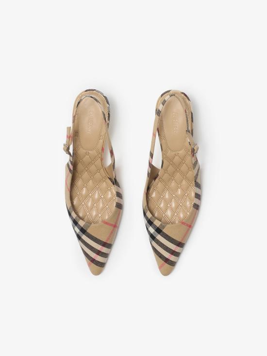 26SS 버버리 체크 데임 슬링백 8112561B9368 BEIGE - BURBERRY