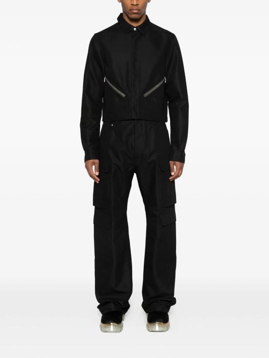 26SS 릭 오웬스 스트레이트 팬츠 RU01F2340CDU09 BLACK - RICK OWENS