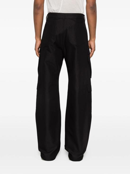 26SS 릭 오웬스 스트레이트 팬츠 RU01F2340CDU09 BLACK - RICK OWENS