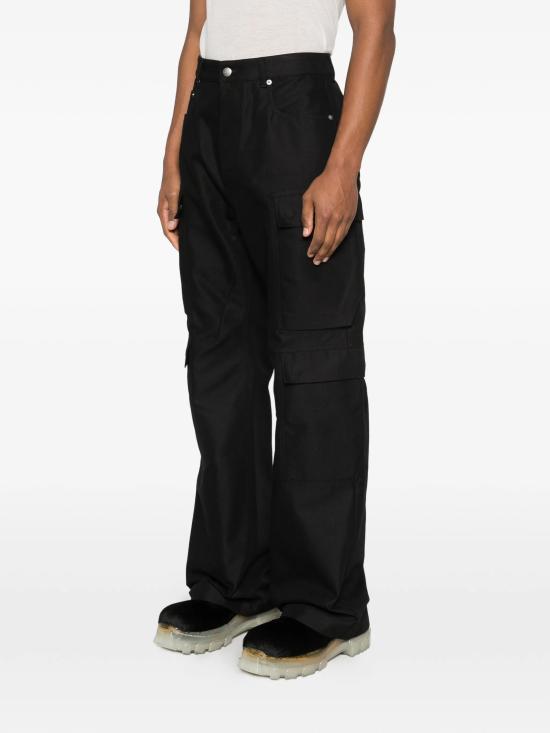 26SS 릭 오웬스 스트레이트 팬츠 RU01F2340CDU09 BLACK - RICK OWENS