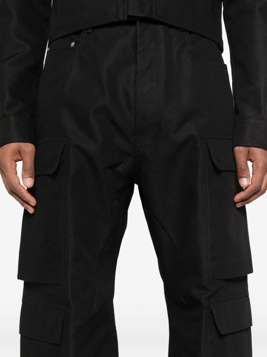 26SS 릭 오웬스 스트레이트 팬츠 RU01F2340CDU09 BLACK - RICK OWENS