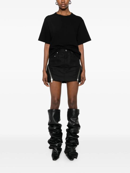 26SS 릭 오웬스 반팔 티셔츠 RP01F6200JA09 BLACK - RICK OWENS