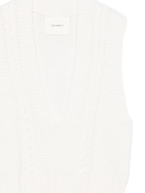 26SS 리사 양 베스트 2025504CR WHITE - LISA YANG