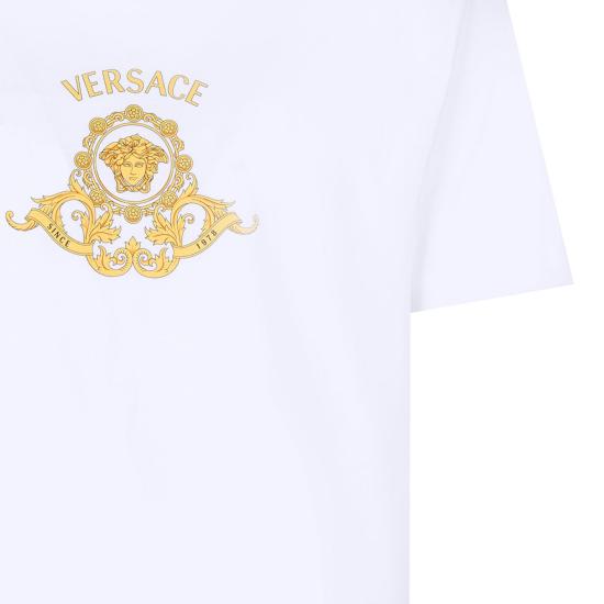 26SS 베르사체 반팔 티셔츠 10139441A167041W000 WHITE - VERSACE