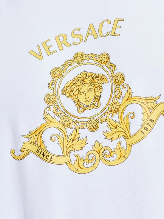 26SS 베르사체 반팔 티셔츠 10139441A167041W000 WHITE - VERSACE