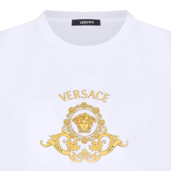 26SS 베르사체 반팔 티셔츠 10139441A167041W000 WHITE - VERSACE