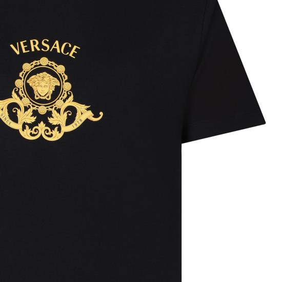 26SS 베르사체 반팔 티셔츠 10139441A167041B000 BLACK - VERSACE