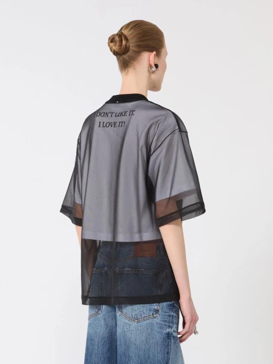 26SS 막스마라 스포츠막스 반팔 티셔츠 2612931015600001 BLACK - MAX MARA SPORTMAX FASHION