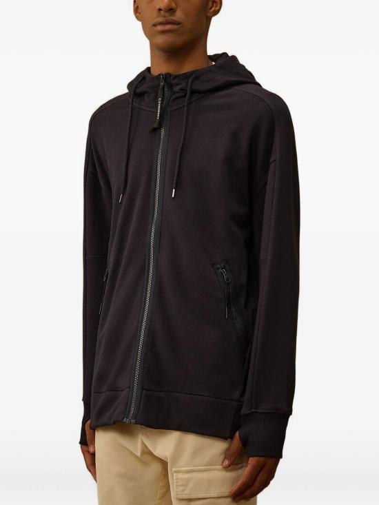 26SS 씨피 컴퍼니 다이애그널 레이즈드 플리스 고글 스웨트셔츠 RCCMSS715A005086W888 BLUE - C.P. COMPANY