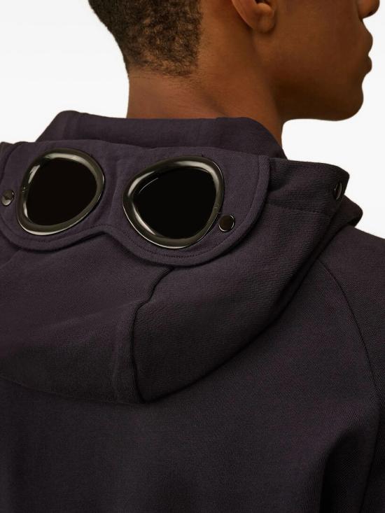 26SS 씨피 컴퍼니 다이애그널 레이즈드 플리스 고글 스웨트셔츠 RCCMSS715A005086W888 BLUE - C.P. COMPANY