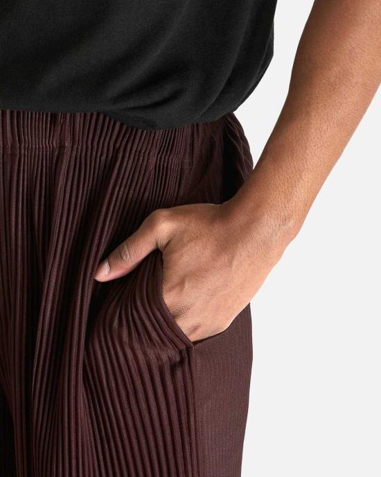  이세이 미야케 스트레이트 팬츠 Homme Plisse Issey Miyake Mc 1월 - ISSEY MIYAKE