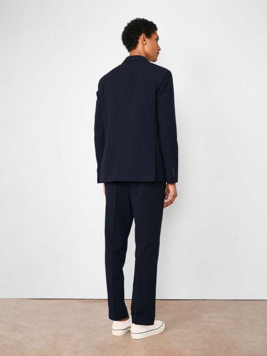  오피신 제네랄 수트 자켓 아르투스 이탈리아 스트라이프 시어서커 블레이저 네이비 잉크/화이트 - OFFICINE GENERALE