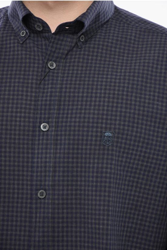  꼬르넬리아니 긴팔 셔츠 84P120 9811516 001 Blue - CORNELIANI