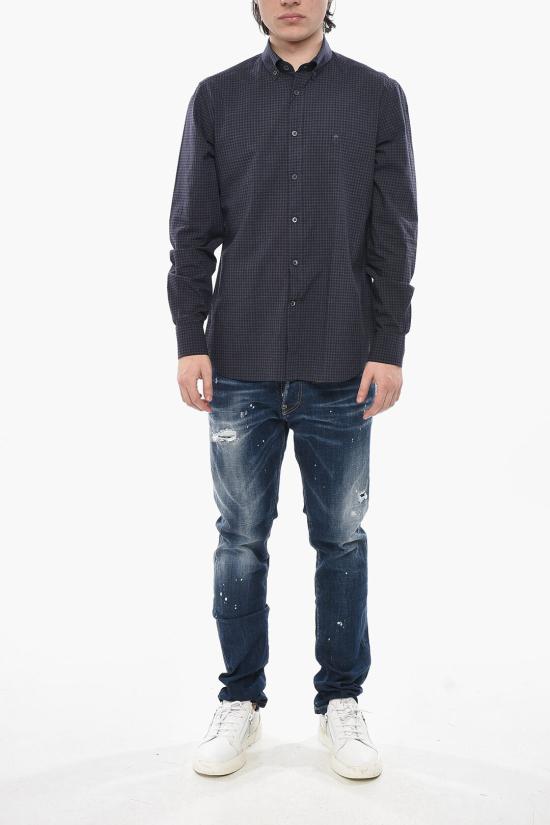  꼬르넬리아니 긴팔 셔츠 84P120 9811516 001 Blue - CORNELIANI