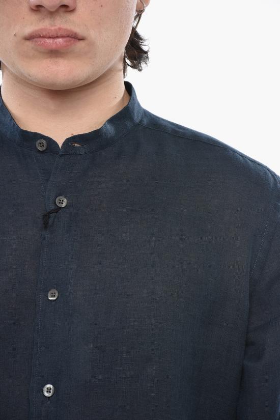  꼬르넬리아니 긴팔 셔츠 89P141 2111604 001 Blue - CORNELIANI