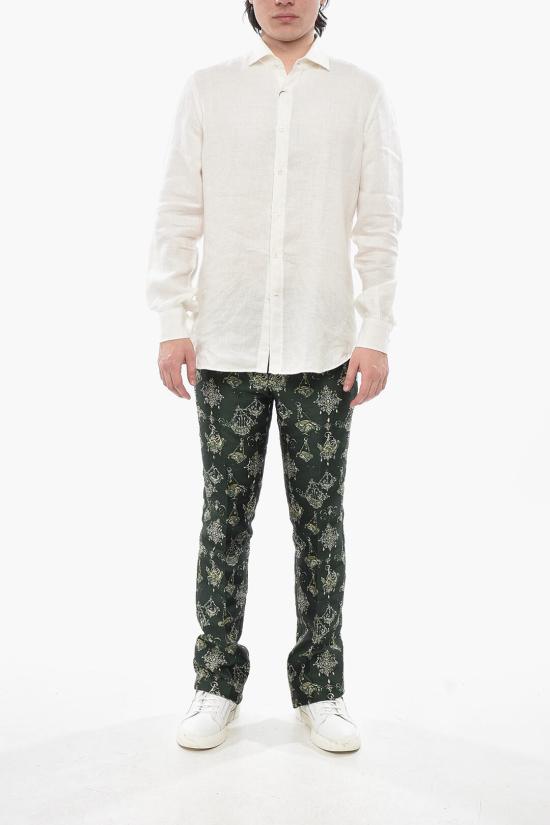  꼬르넬리아니 긴팔 셔츠 84P128 9811596 028 White - CORNELIANI