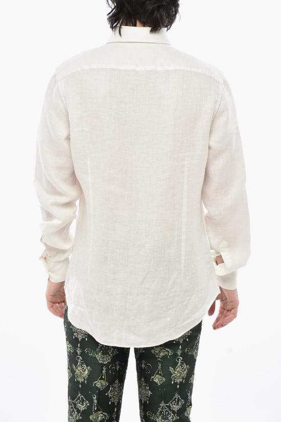  꼬르넬리아니 긴팔 셔츠 84P128 9811596 028 White - CORNELIANI