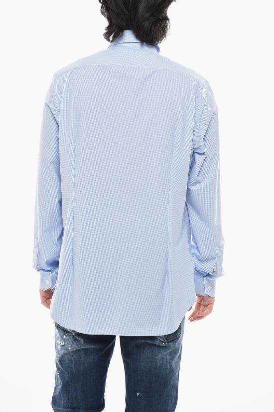  꼬르넬리아니 긴팔 셔츠 89P078 2111473 004 Blue - CORNELIANI