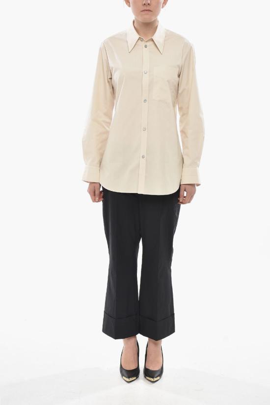  르메르 셔츠 SH1130 LF839 WH048 Beige - LEMAIRE