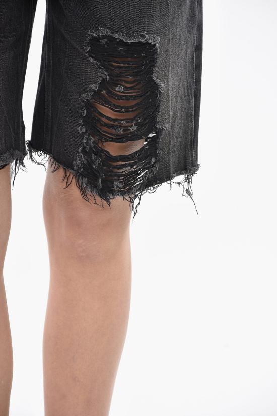  지방시 데님 숏팬츠 BW50XH5Y3P 001 Black - GIVENCHY