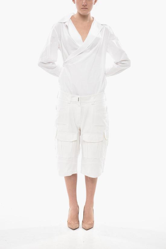  지방시 숏팬츠 BW50Z714SJ 100 White - GIVENCHY