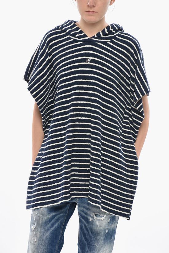  지방시 후드 티셔츠 BWJ04B3168 416 Blue