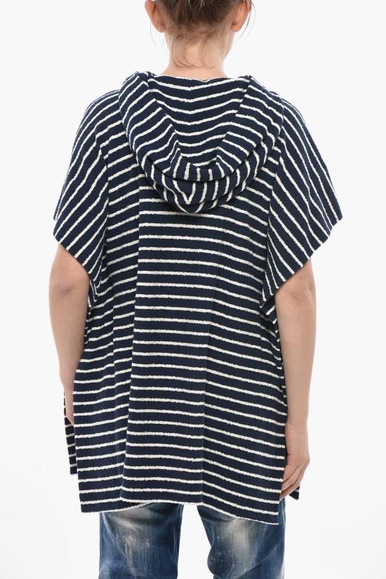  지방시 후드 티셔츠 BWJ04B3168 416 Blue - GIVENCHY