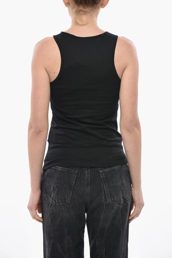  지방시 민소매 티셔츠 BW70CH3YP4 001 Black - GIVENCHY