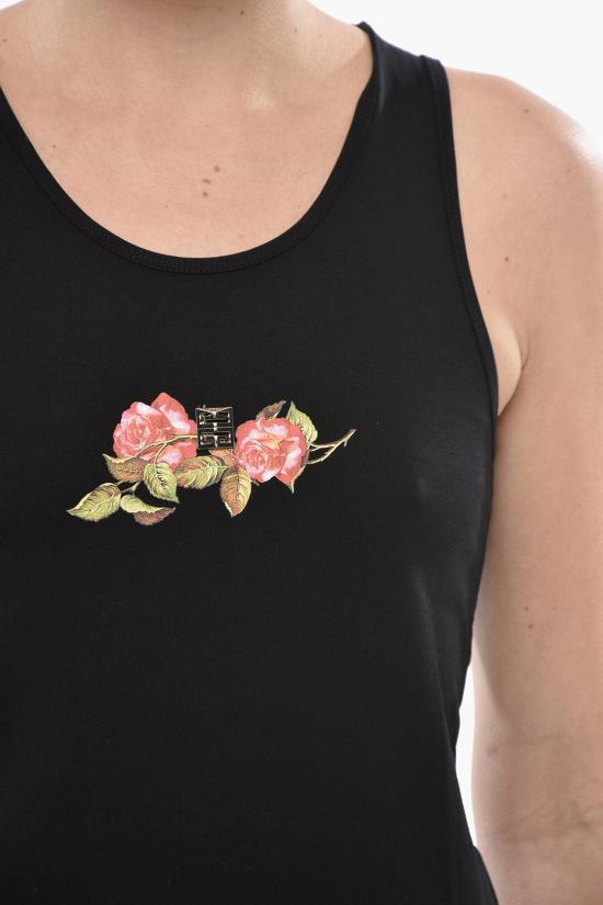  지방시 민소매 티셔츠 BW70CH3YP4 001 Black - GIVENCHY