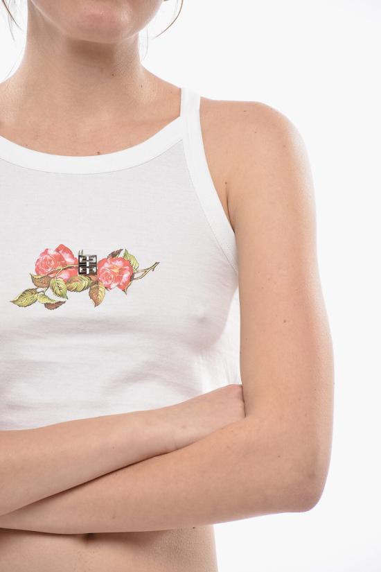  지방시 민소매 티셔츠 BW70E63YP4 100 White - GIVENCHY