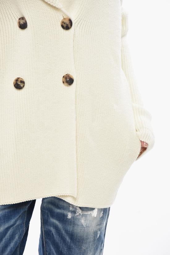  지방시 가디건 BW90QU4ZMM 131 White - GIVENCHY