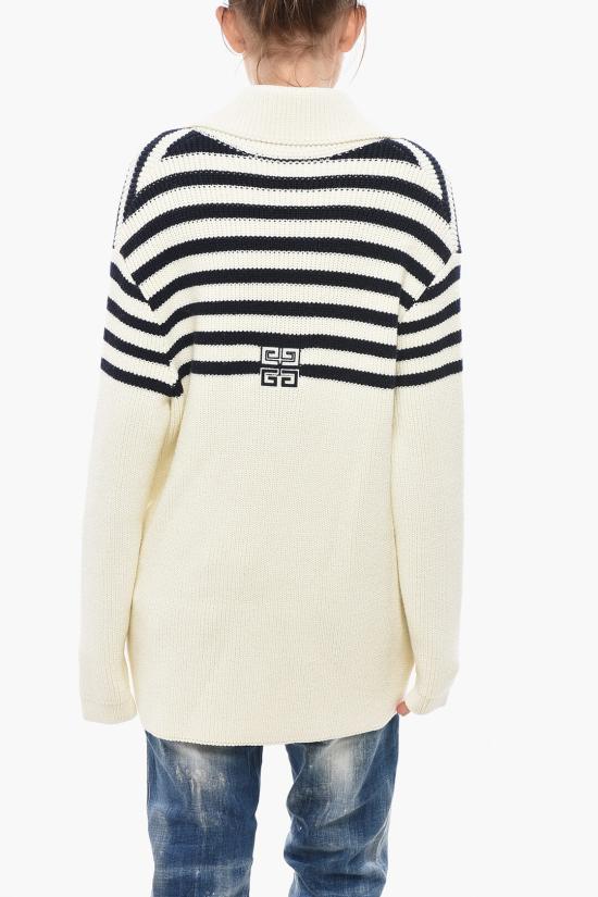  지방시 가디건 BW90QU4ZMM 131 White - GIVENCHY