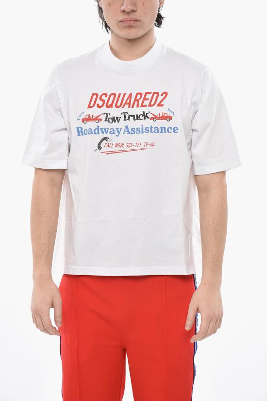  디스퀘어드2 반팔 티셔츠 S74GD1041S22427100 White