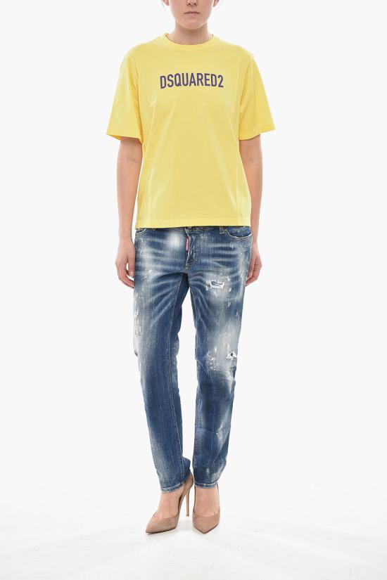  디스퀘어드2 반팔 티셔츠 S75GD0283S22427172 Yellow - DSQUARED2