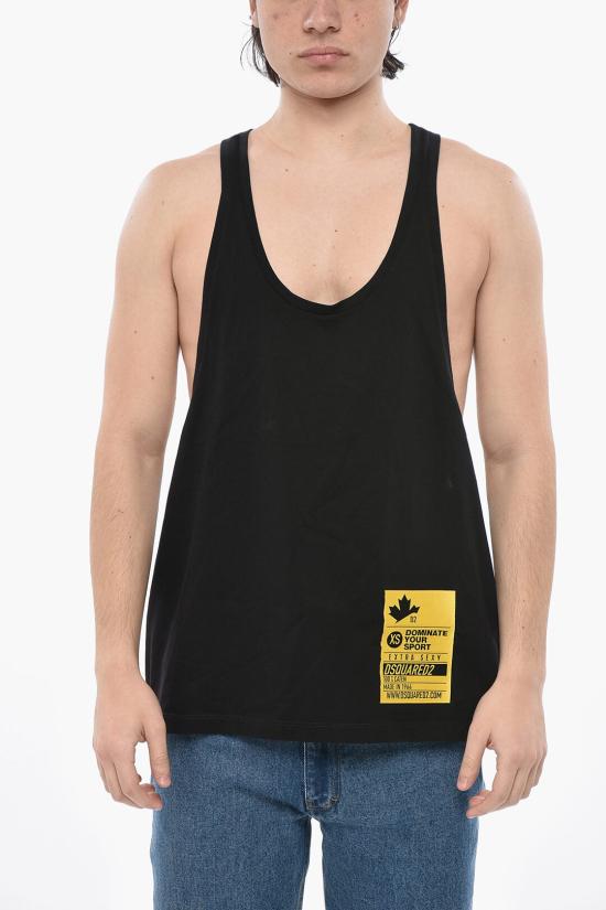  디스퀘어드2 민소매 티셔츠 S74NL0026S23009900 Black - DSQUARED2