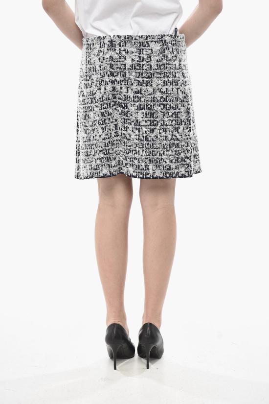  지방시 숏 스커트 BW40VP4ZME 410 Black White - GIVENCHY