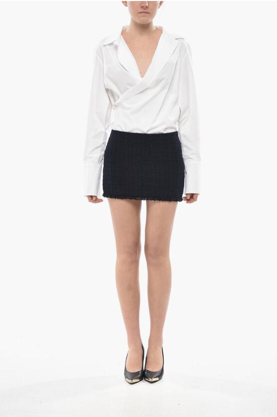  지방시 숏 스커트 BW40W615MC 499 Blue - GIVENCHY