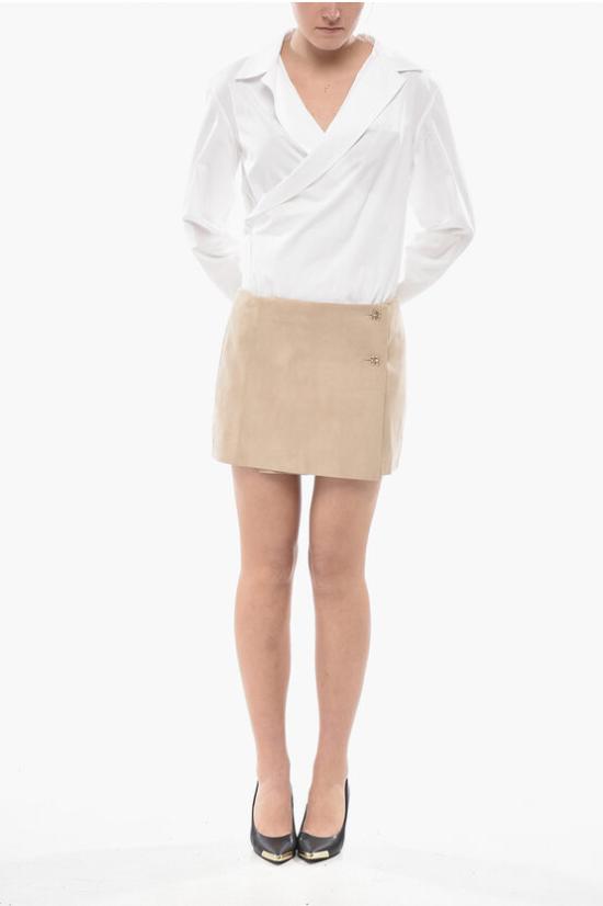  지방시 숏 스커트 BW40W761M0 285 Beige - GIVENCHY