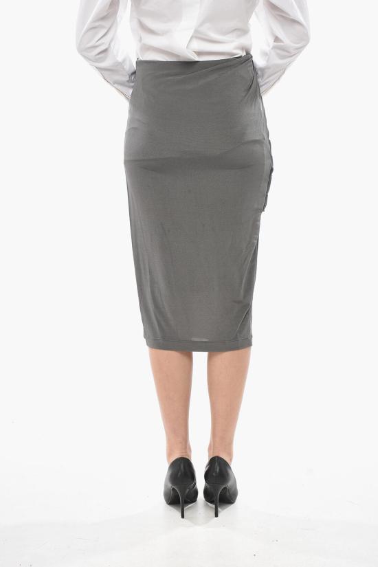  지방시 롱 스커트 BW40PV30XK 021 Gray - GIVENCHY