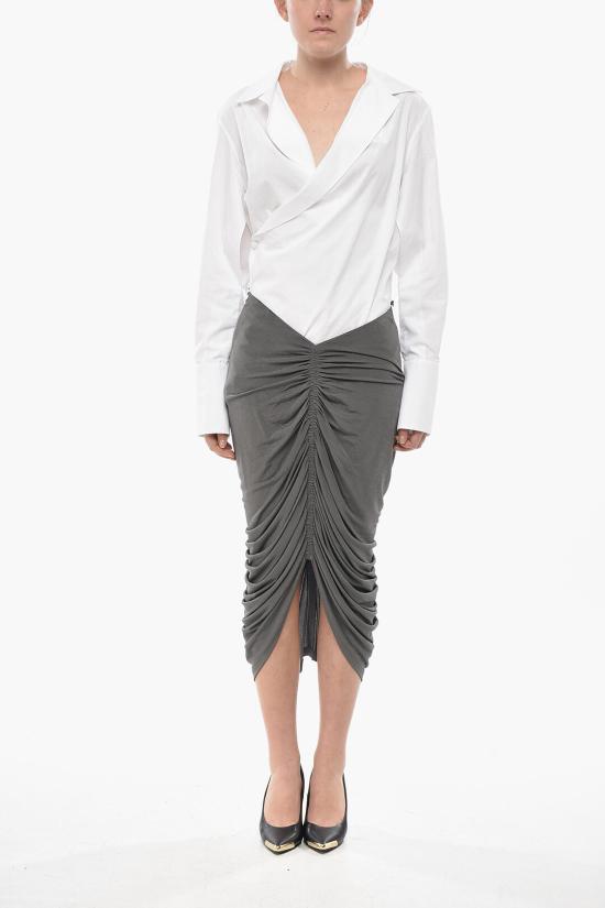  지방시 롱 스커트 BW40PY30XK 021 Gray - GIVENCHY