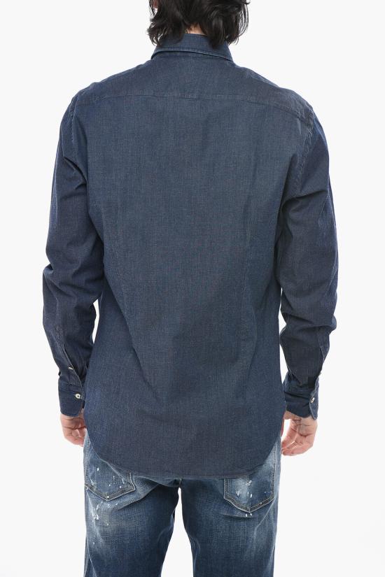  알레산드로 게라르디 긴팔 셔츠 BP1L3G7T10AW668 Blue - ALESSANDRO GHERARDI