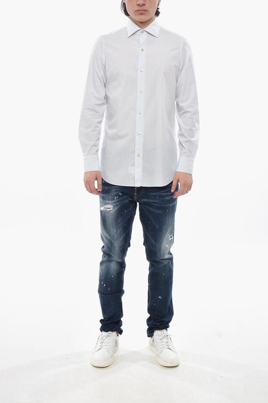  피나모레 긴팔 셔츠 C0440D MILANO1 Light blue - FINAMORE