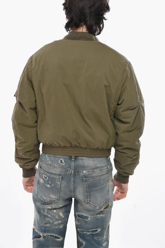  지방시 봄버 자켓 BM016L15EF 306 Military Green - GIVENCHY