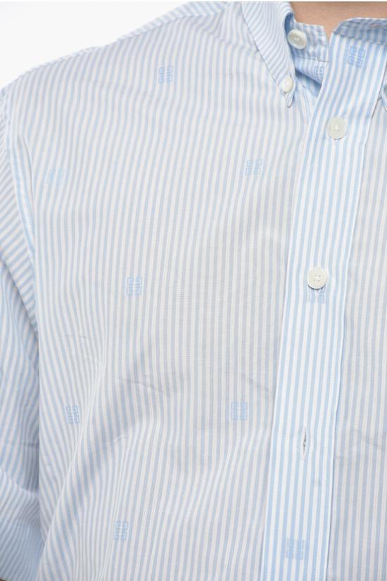  지방시 긴팔 셔츠 BM611C15M7 450 Light blue - GIVENCHY