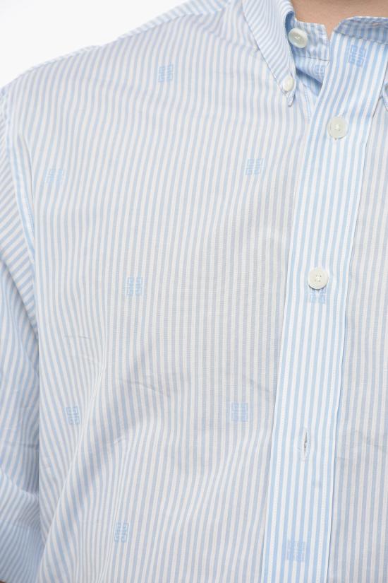  지방시 긴팔 셔츠 BM611C15M7 450 Light blue - GIVENCHY