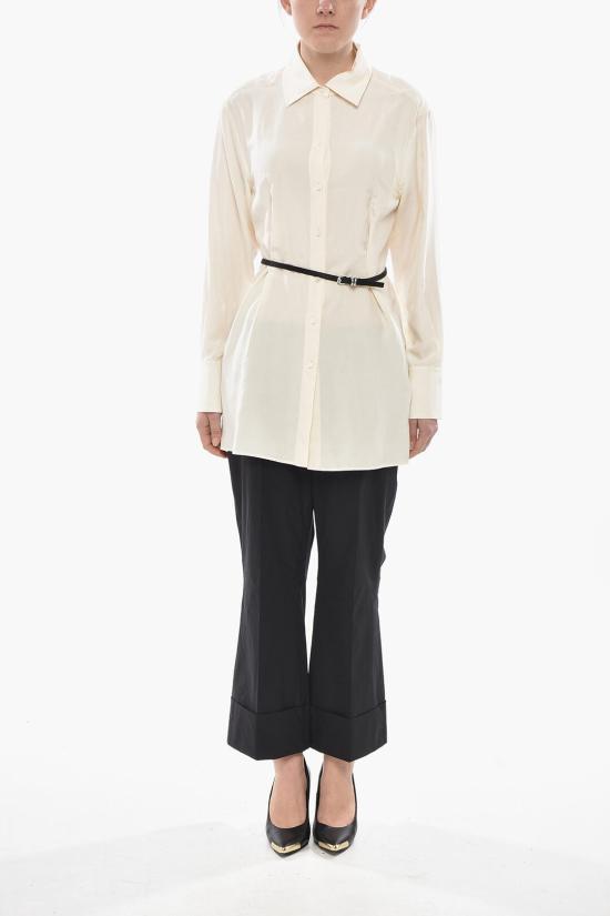  지방시 셔츠 BW61A 015J0 150 White - GIVENCHY