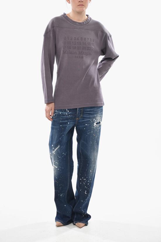  마르지엘라 긴팔 티셔츠 S51GU0129S24650 392 Violet - MAISON MARGIELA