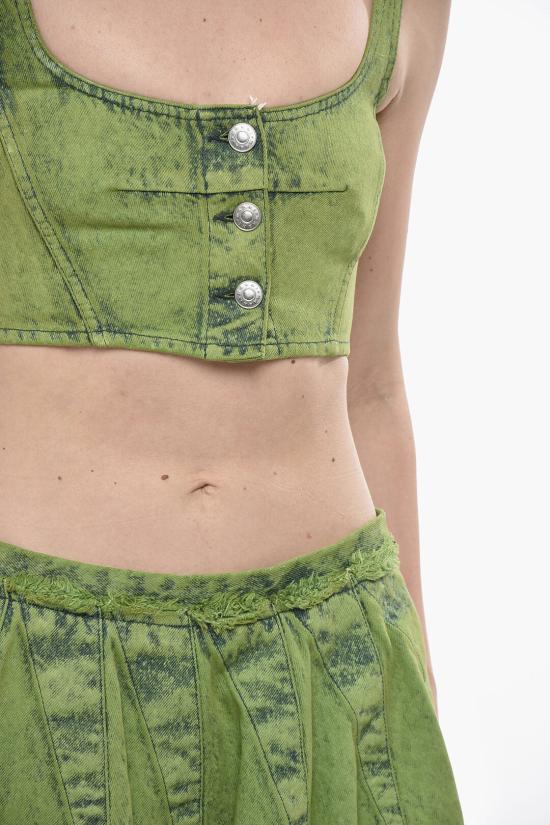  마르니 민소매 티셔츠 TTJD0285A0 USCV96 MBV40 Green - MARNI