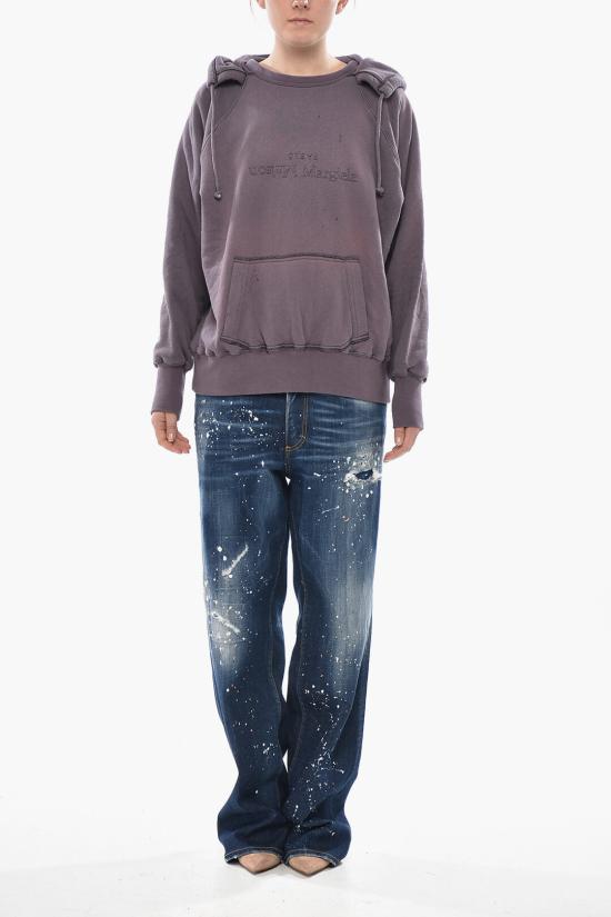  마르지엘라 후디 스웨트 셔츠 S51GU0128 STJ401 962 Violet - MAISON MARGIELA