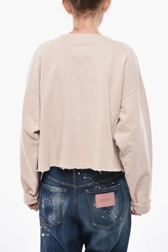 마르지엘라 아플리케 스웨트 셔츠 S51GU0134 S25570 218 Pink - MAISON MARGIELA